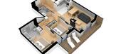 Apartamento de dos dormitorios en Courchevel 1550 Village en