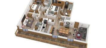 4 bedroom apartment for rent in Courchevel 1850 La Croisette