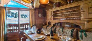 Chalet à louer à Jardin Alpin Courchevel 1850 avec 4 chambre