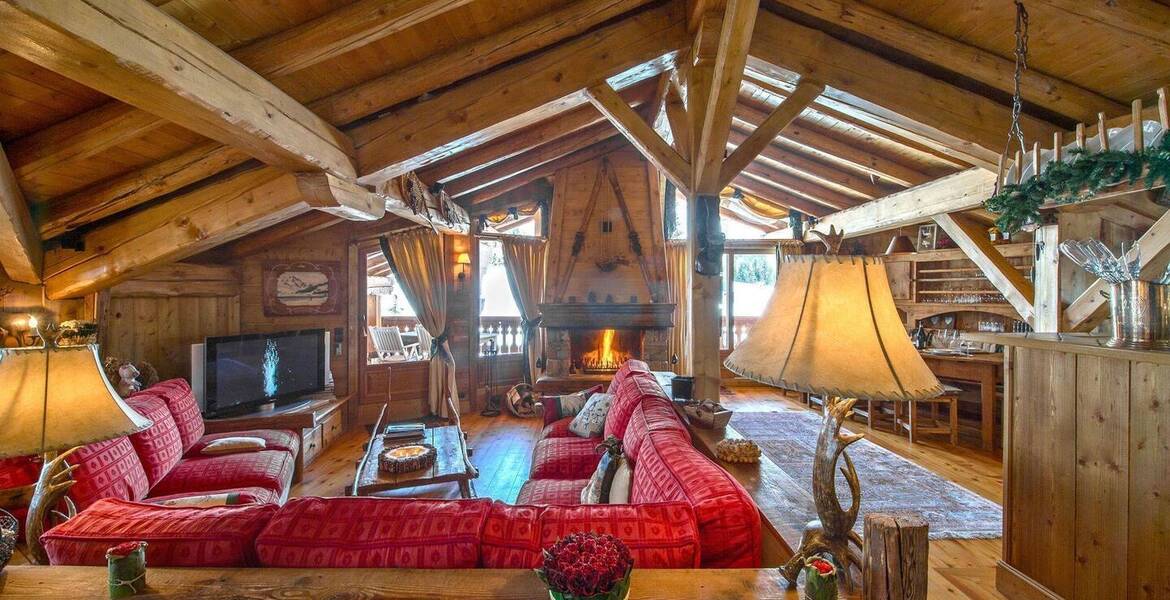 Chalet à louer à Jardin Alpin Courchevel 1850 avec 4 chambre