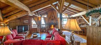 Chalet for rent in Jardin Alpin Courchevel 1850 4 bedrooms