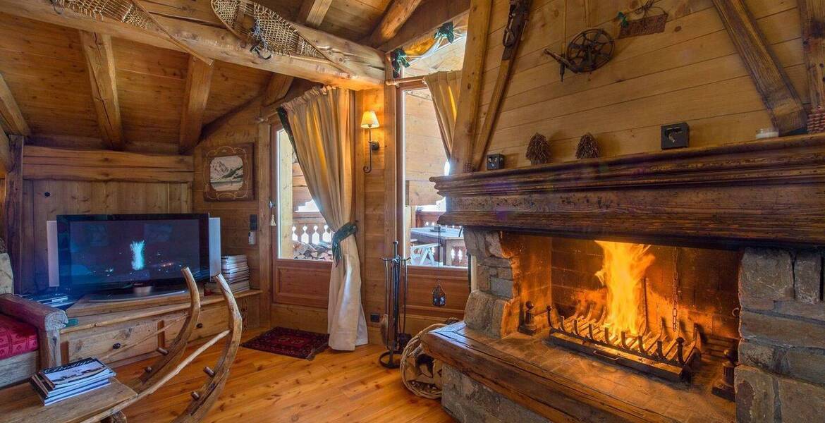 Chalet à louer à Jardin Alpin Courchevel 1850 avec 4 chambre