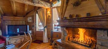 Chalet à louer à Jardin Alpin Courchevel 1850 avec 4 chambre