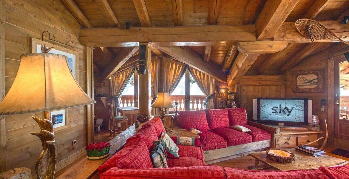 Chalet à louer à Jardin Alpin Courchevel 1850 avec 4 chambre