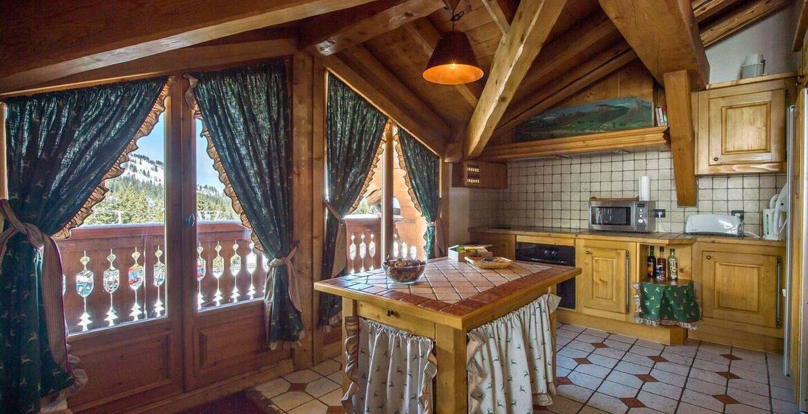 Chalet à louer à Jardin Alpin Courchevel 1850 avec 4 chambre