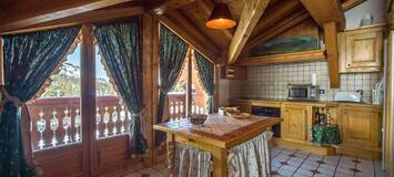 Chalet à louer à Jardin Alpin Courchevel 1850 avec 4 chambre