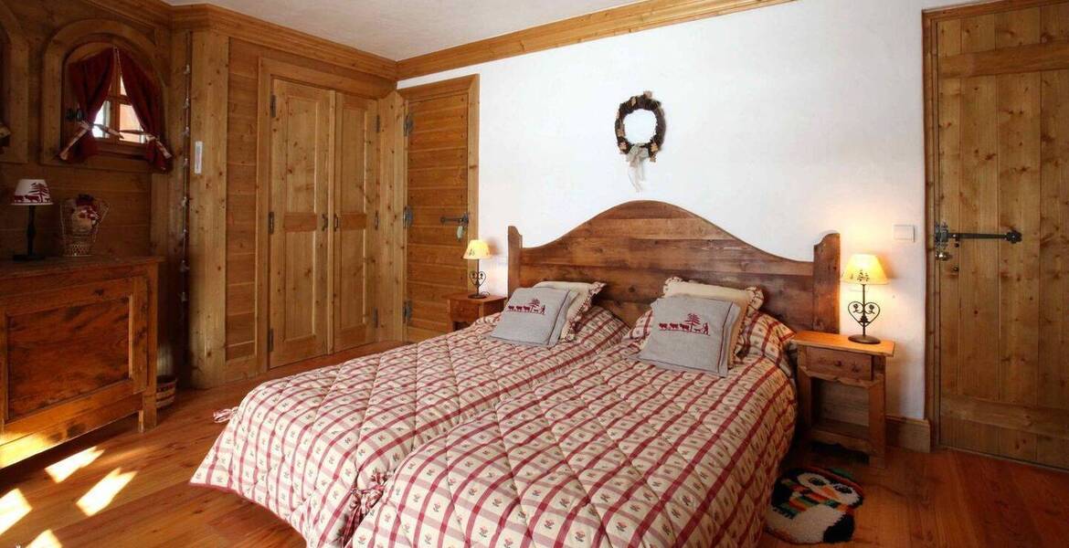 Chalet à louer à Jardin Alpin Courchevel 1850 avec 4 chambre