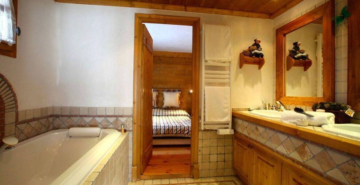 Chalet à louer à Jardin Alpin Courchevel 1850 avec 4 chambre