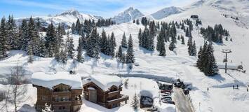 Chalet à louer à Jardin Alpin Courchevel 1850 avec 4 chambre