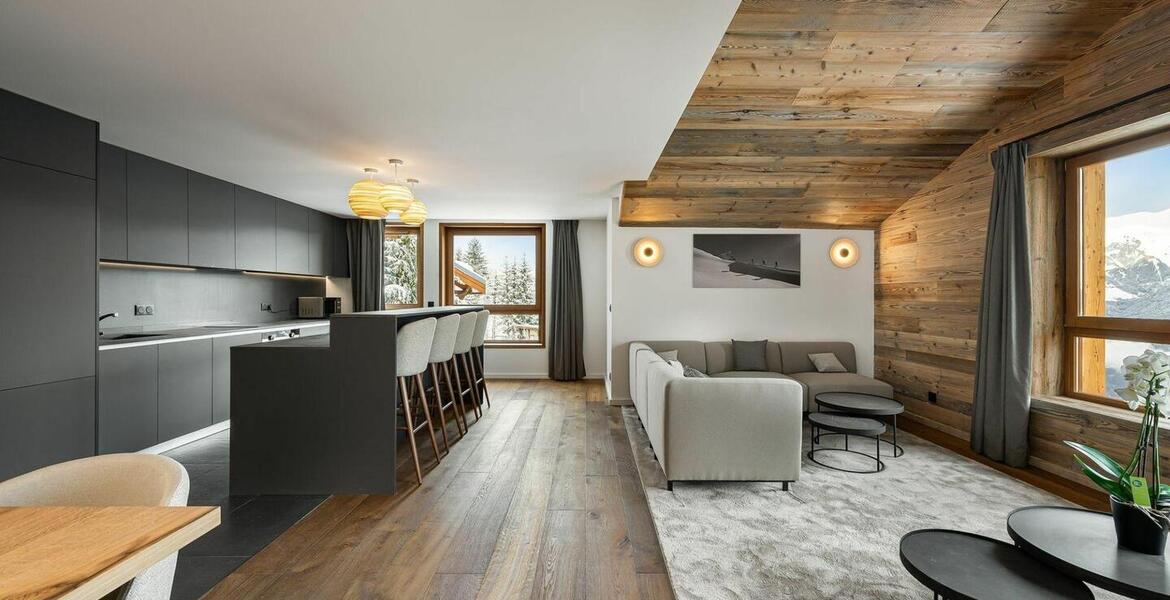 Apartamento de 2 dormitorios en alquiler en Courchevel 1550 