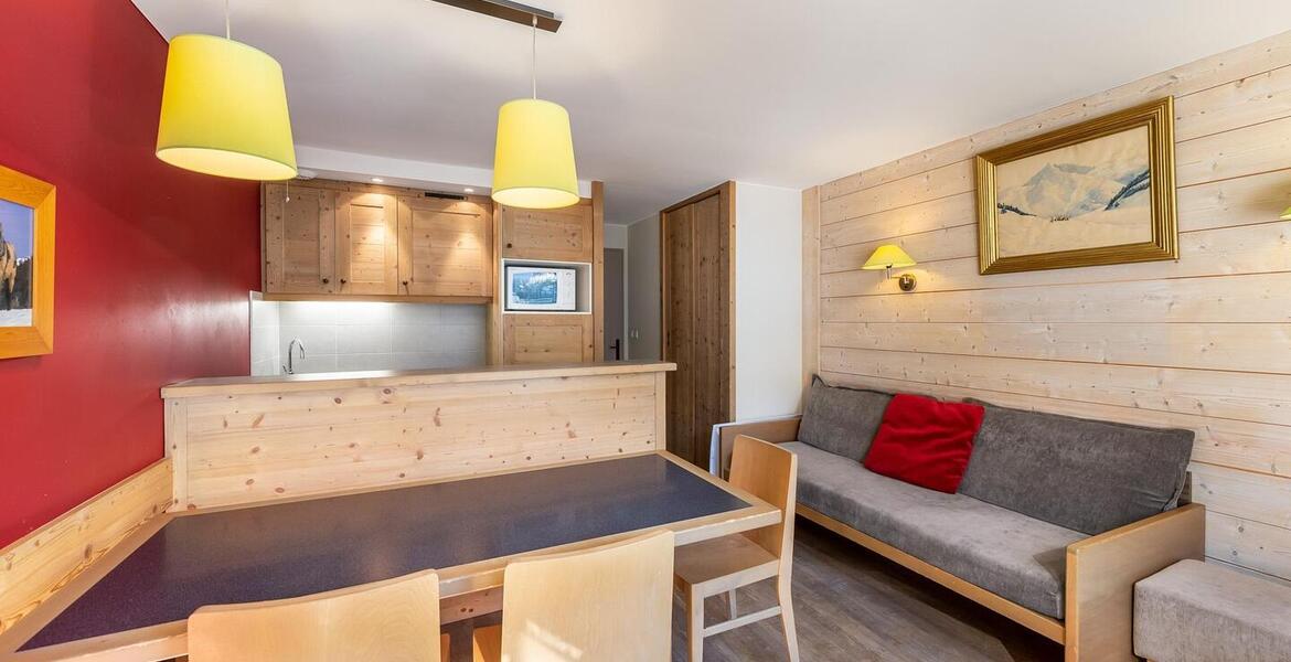 Appartement 2 chambres à louer à La Tania Courchevel avec 55