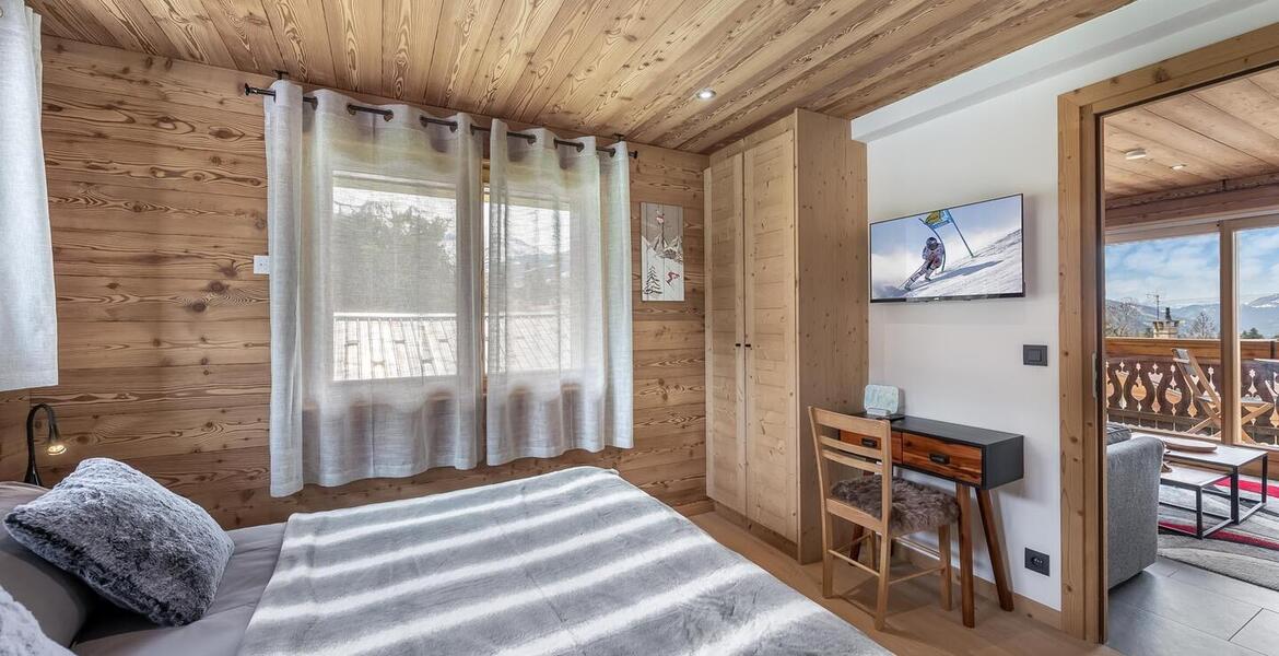 Apartamento de 2 habitaciones en alquiler en Megeve - Mont