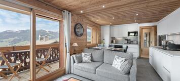 Apartamento de 2 habitaciones en alquiler en Megeve - Mont