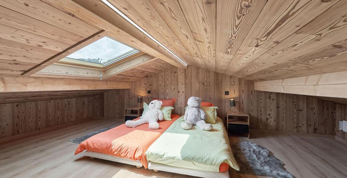 Apartamento de 2 habitaciones en alquiler en Megeve - Mont