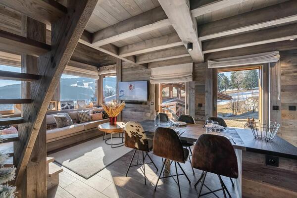 80 sqm Chalet for rent in Megeve - Combloux with 2 bedrooms 