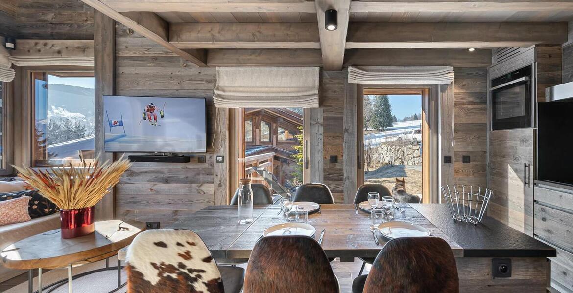 80 sqm Chalet for rent in Megeve - Combloux with 2 bedrooms 