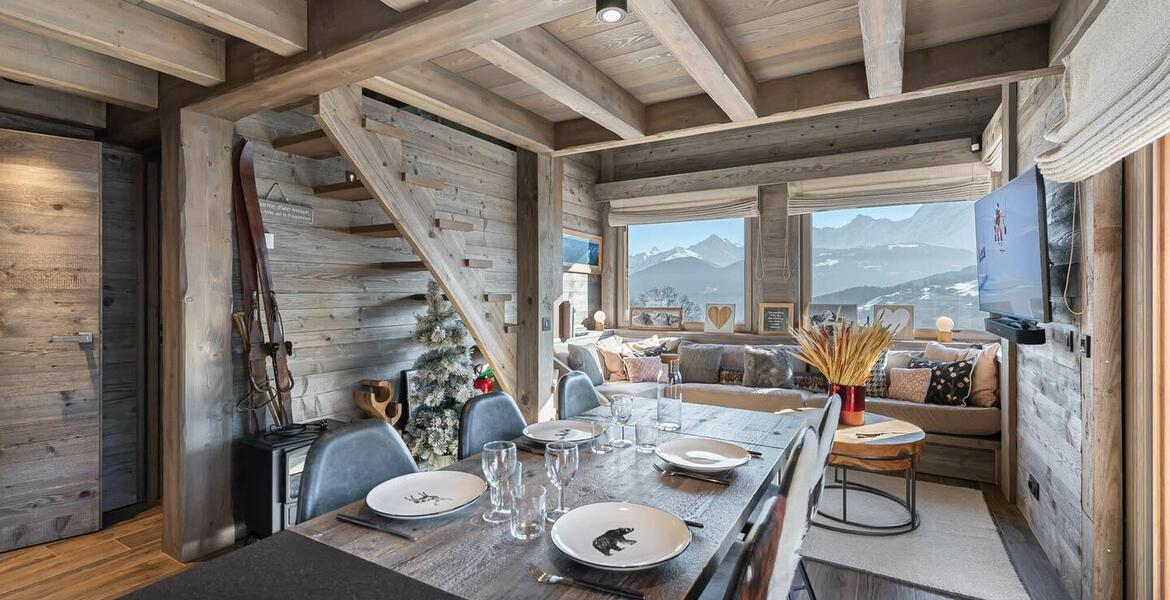 80 sqm Chalet for rent in Megeve - Combloux with 2 bedrooms 