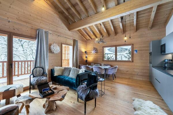 Appartement de 2 chambres à louer à Rochebrune, Megève 