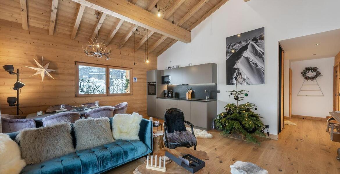 Appartement de 2 chambres à louer à Rochebrune, Megève 