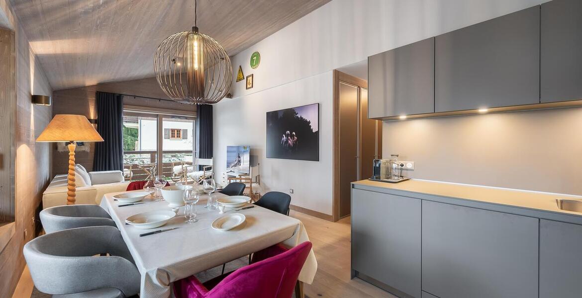 Appartement dans le quartier de Rochebrune centre de Megève 