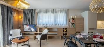Apartamento de 2 dormitorios en Rochebrune Megeve con 57 met