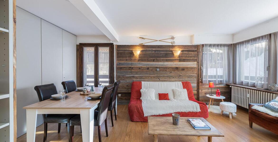 Apartment in Rochebrune, Megève with 2 bedrooms and 53 sqm