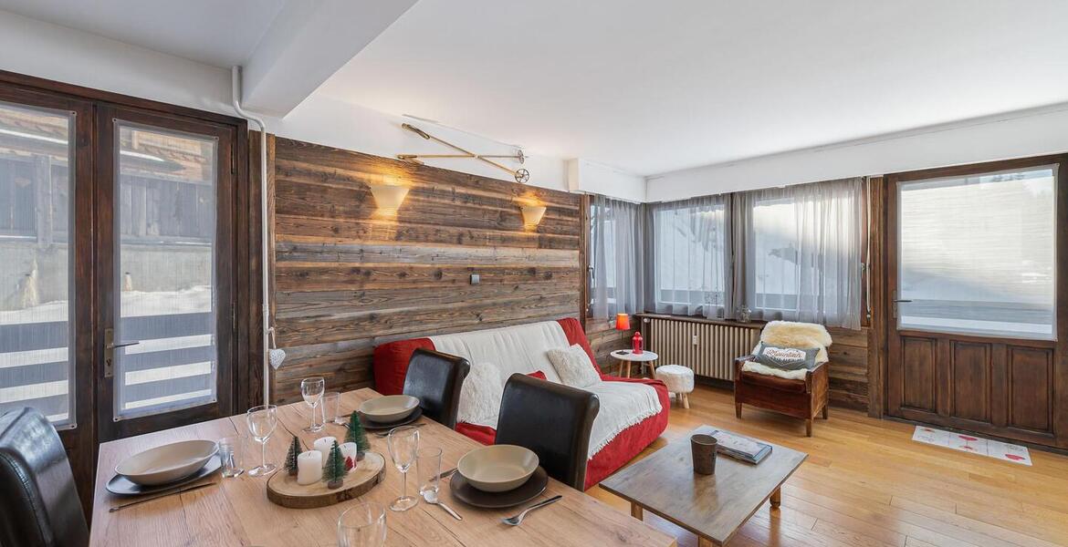 Appartement à Rochebrune, Megève avec 2 chambres et 53 m²