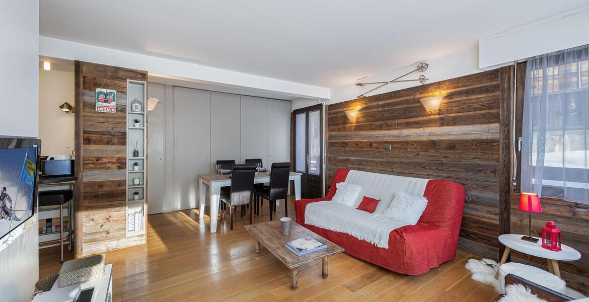 Appartement à Rochebrune, Megève avec 2 chambres et 53 m²