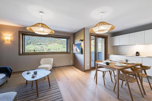 64 sqm 2 bedroom apartment in Rochebrune, Megeve for rent