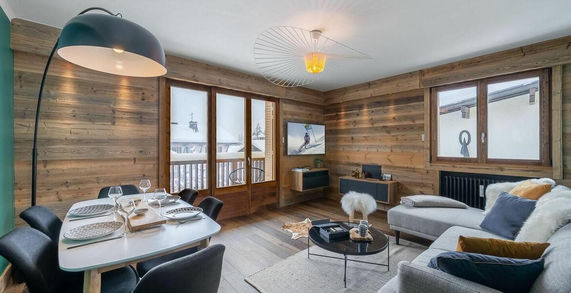 Charmant appartement récemment rénové à louer à Megève 