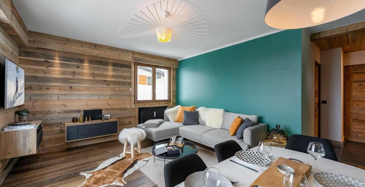 Charmant appartement récemment rénové à louer à Megève 