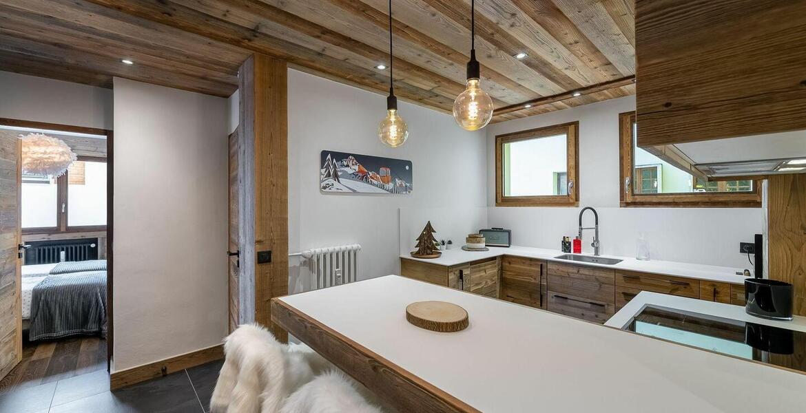 Charmant appartement récemment rénové à louer à Megève 