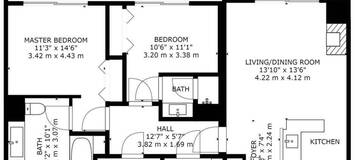 Apartamento de 2 dormitorios en Méribel con 70 m2 