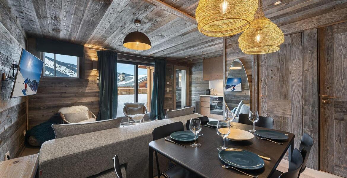 Chalet avec 2 chambres à Méribel Village de 60 m²