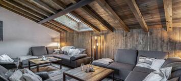 Le splendide Chalet, situé à Courchevel Le Praz est à louer.