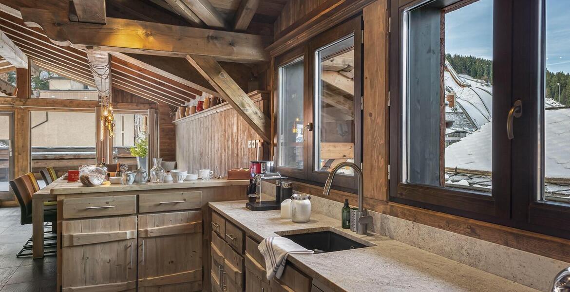 The splendid Chalet, located in Courchevel Le Praz