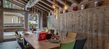 El espléndido Chalet, situado en Courchevel Le Praz 