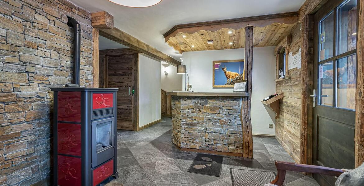 El espléndido Chalet, situado en Courchevel Le Praz 