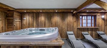 Le splendide Chalet, situé à Courchevel Le Praz est à louer.