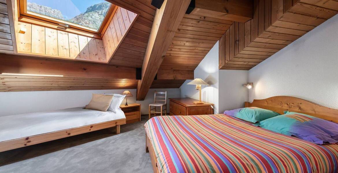 A charming duplex apartment. It is located in Val d'Isère 