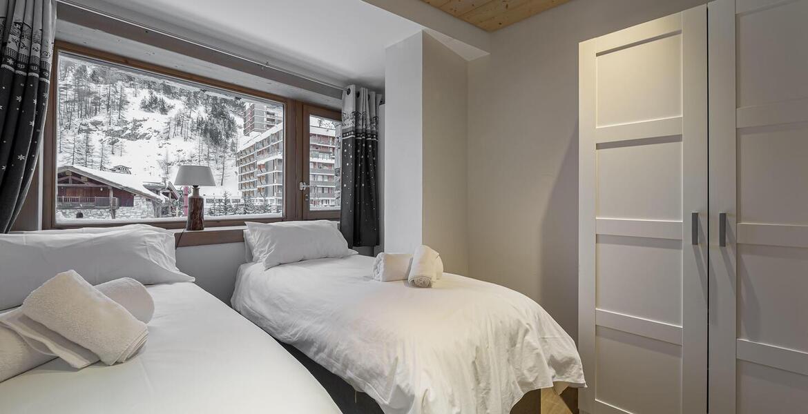 Apartamento dúplex en Val d'Isère en alquiler con dos dormit