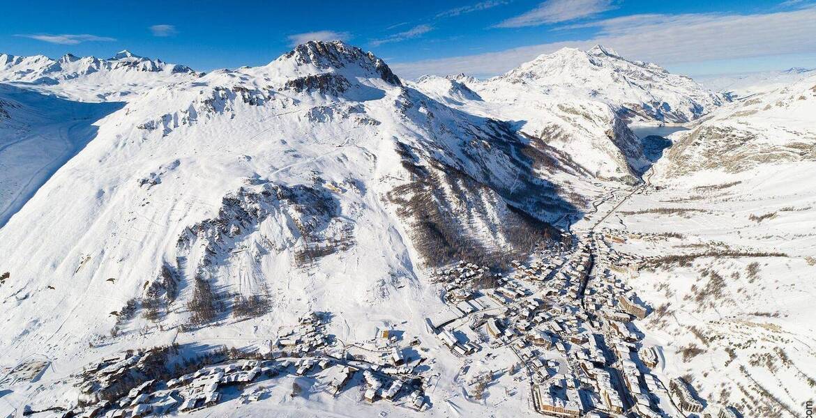 Appartement duplex à Val d'Isère à louer avec deux chambres 