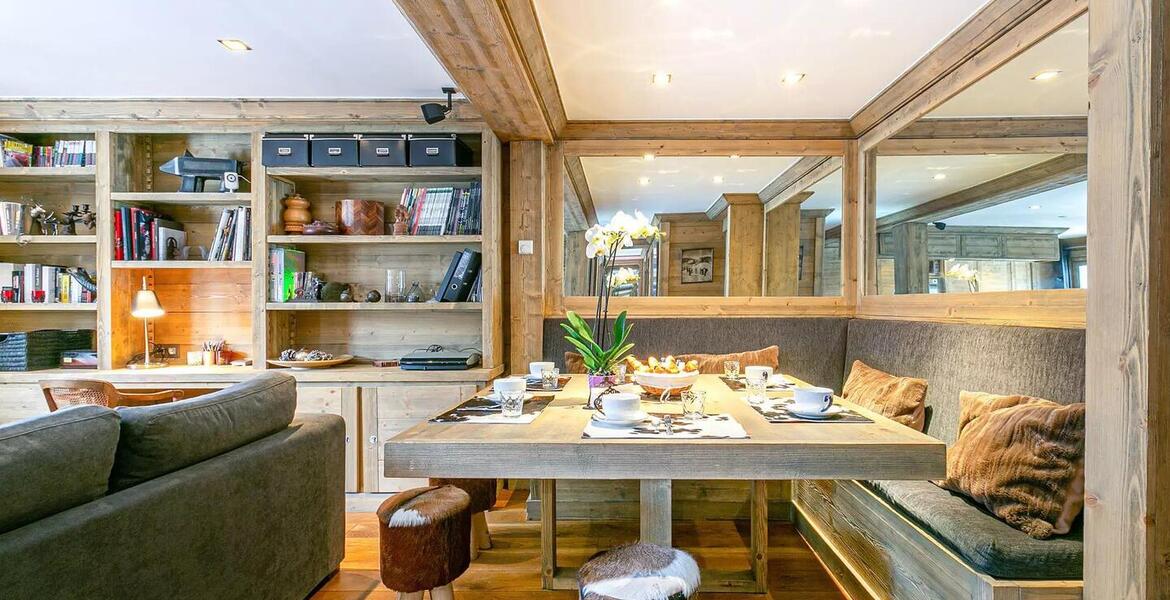 Hermoso apartamento expuesto al sur y situado en Courchevel 