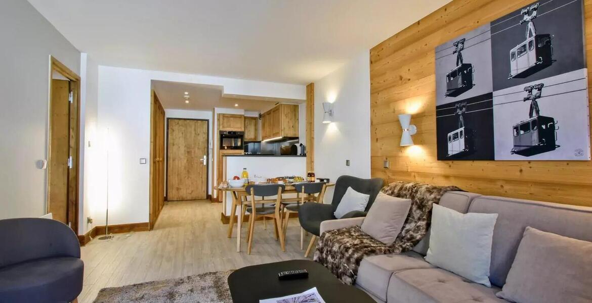 Charming apartment 66 m² located in the heart of Courchevel 