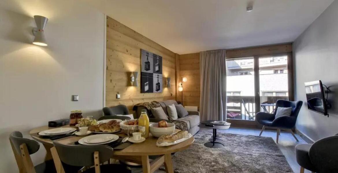 Очаровательные апартаменты 66 м², расположенные в Куршевеле 