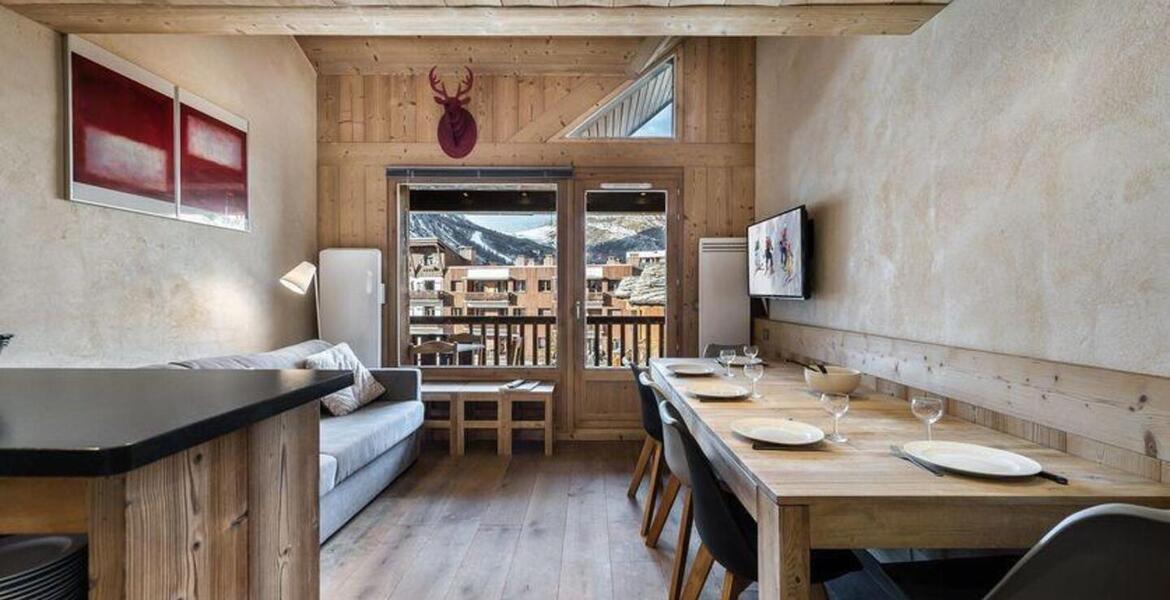 45 sqm apartment in Val d'Isere with two bedrooms for rent