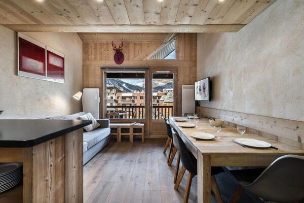 45 sqm apartment in Val d'Isere with two bedrooms for rent