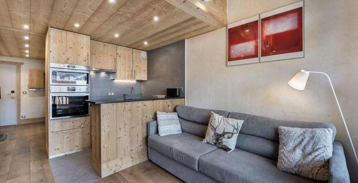 45 sqm apartment in Val d'Isere with two bedrooms for rent