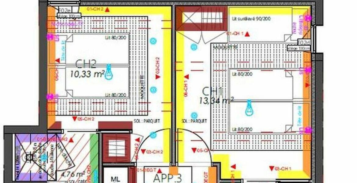 Apartamento en el corazón de Val d'Isère con 68 m2