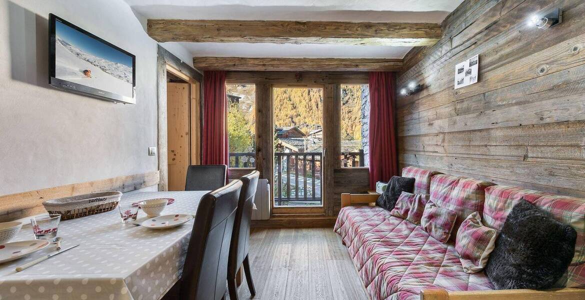 This is a comfortable apartment in Val d'Isère for rent 42m2